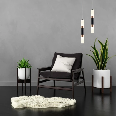 Подвесной светильник светодиодный Escada Ordinata 10217/1LED (220V, на проводе, круглые)