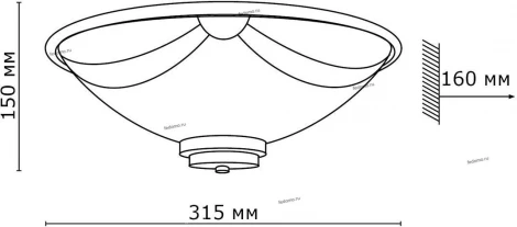 Настенный светильник Sonex Salva 1219/A