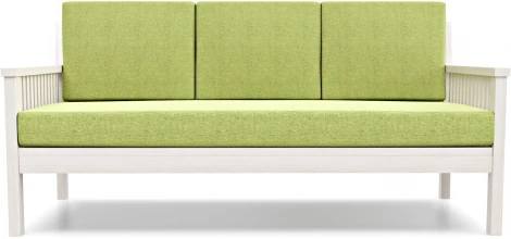 Диван Arsko Норман Б беленый дуб зеленая рогожка