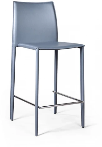 Стул полубарный Top Concept Rolf, кожа антрацит