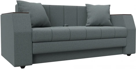 Диван прямой Атлант мини (Серый/Рогожка) Лига Диванов арт.122573