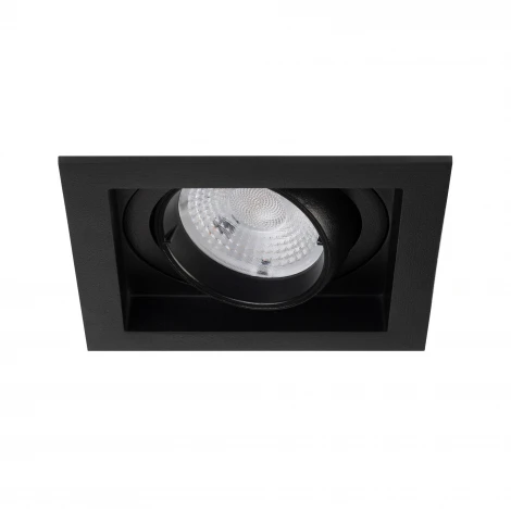 Встраиваемый светильник светодиодный MS-VORTEX-BUILT-S90x90-12W Warm3000 (BK-BK, 40 deg, 230V) (Arlight, IP20 Металл) 057954