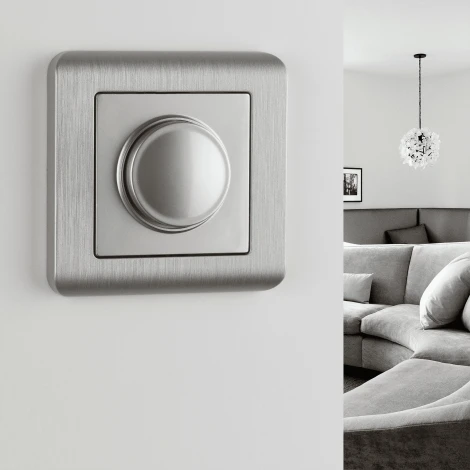 Рамка на 1 пост Stream (серебряный) Werkel W0012106 (a051283)