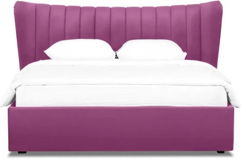 Кровать Queen Agata Lux ОГОГО (арт.636852), (Ткань/Розовый)