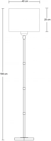 Торшер Arte Lamp Jamie A4090PN-1BK