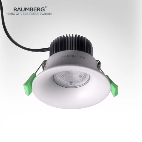 Встраиваемый светильник Raumberg Terra\Wh\7W3000K White Led 7w 3000K
