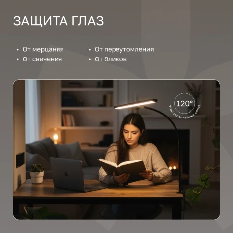 Настольная лампа светодиодная Nuvolt Jegser LTBL-004B