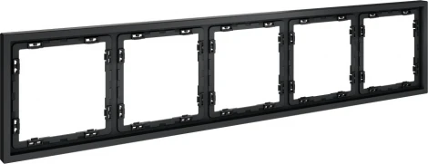 Рамка на 5 постов (графит) Voltum S70 VLS100507