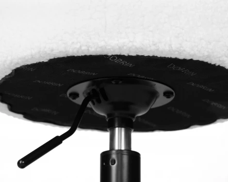 Пуф DOBRIN DANNY BLACK Белый