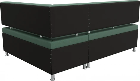 Диван кухонный угловой Стайл правый угол (Зеленый/Рогожка) Лига Диванов арт.123235