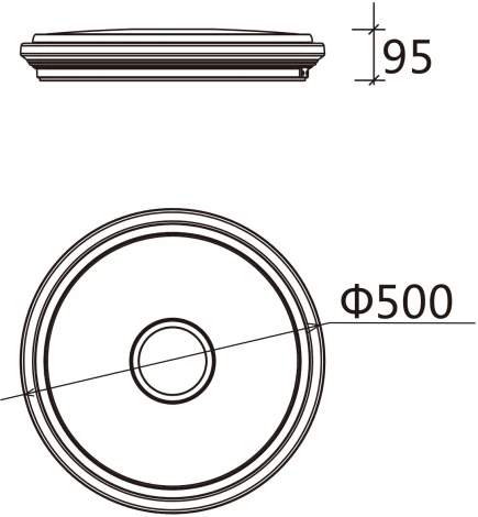 Потолочный светильник круглый Globo Dani 48389-40 (LED, 220V, круглые)