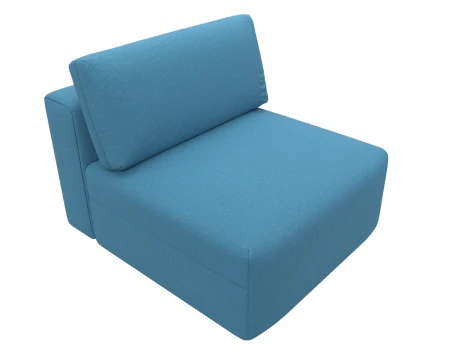 Модуль диван Лига-060 НПБ (ЛДСП,Брус,Фанера,Рогожка/Голубой) Лига Диванов 129726