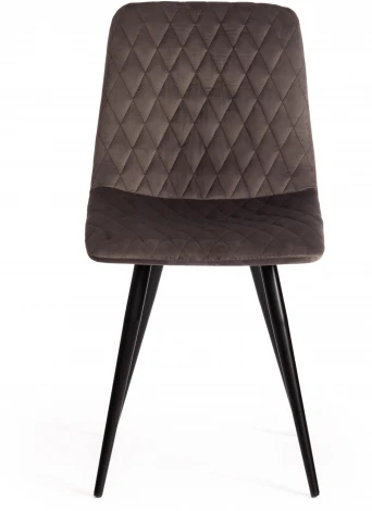 Стул CHILLY X (mod. 7096-1) ткань/металл, 45x53х88 см, высота до сиденья 50 темно-серый barkhat 14/черный Tetchair 17252