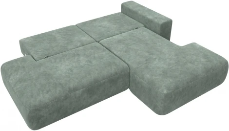 Диван угловой Лига-036 НПБ Модерн правый угол Лига Диванов (Велюр) арт.127766