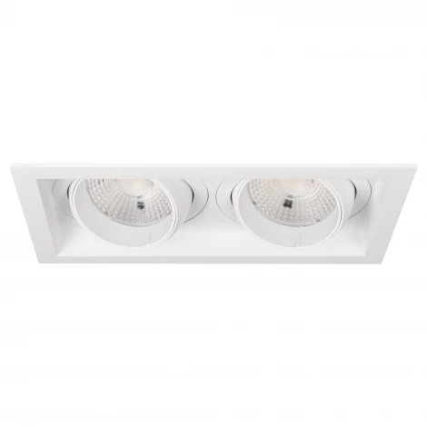 Встраиваемый светильник светодиодный MS-VORTEX-BUILT-S250x140-2x30W Warm3000 (WH-WH, 50 deg, 230V) (Arlight, IP20 Металл) 042369