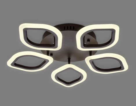 Потолочная люстра Ambrella Acrylica Original FA443 (регулировка яркости, LED, 220V, пульт управления, управление смартфоном, умный дом - PC.Lamper, цветы)