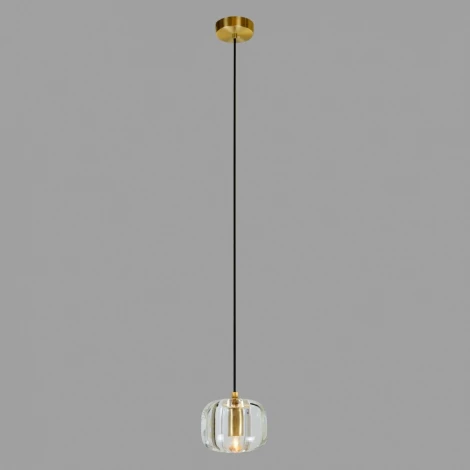 Подвесной светильник Belfast Pansy 6214-1 BR CL (220V, на проводе)