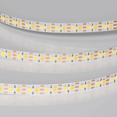 Светодиодная лента UL-A168-8mm 24V White-MIX-CX2 (18 W/m, IP20, 5m) (Arlight, резка 2 светодиода) 058087