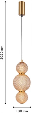 Подвесной светильник F-Promo Kiran 4612-1P (LED, 220V, на проводе, шарики)