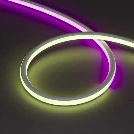 Светодиодная лента герметичная SPI-WAVE-TOP-G200-18x15mm 12V RGB PX2 (26 W/m, IP54, 5m, wire x1) (Arlight, Вывод прямой) 052418