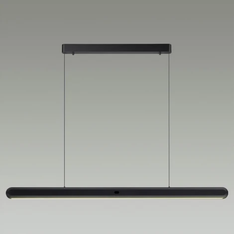 Подвесной светильник Odeon Light Satrion 6641/40L HIGHTECH металл/черный/акрил IP20 LED 40W 3000K 220V с датчиком движения и диммером яркости (выключатель, на тросе)