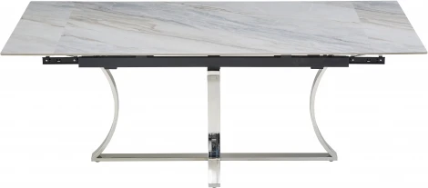 Стол обеденный IST-CASA Тренди Рэк DT2889, 150(200)*90*75 см, белый мрамор
