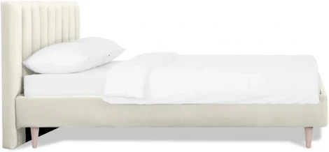 Кровать Queen II Sofia L 1600 ОГОГО (арт.577477), (Ткань/Белый)