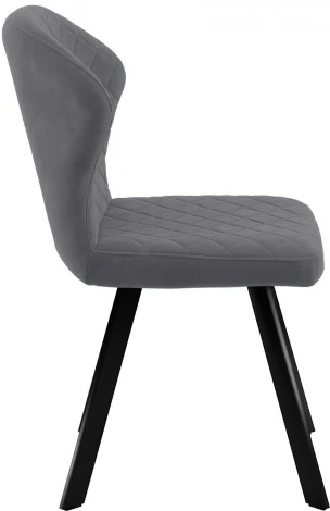 Стул DikLine 339 поворотный B28 ANTRACITE, ножки черные