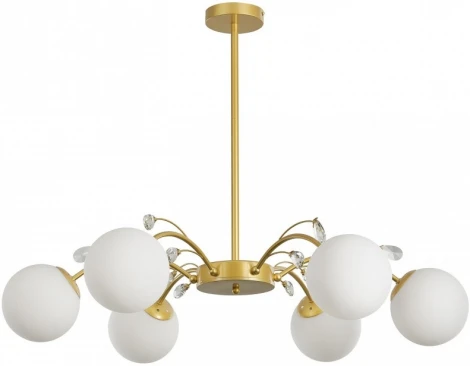 Потолочная люстра на штанге Arte Milano Neapol-71069 273802/6 GD (220V, шар)