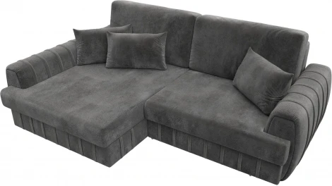 Диван угловой Лига-057 НПБ угол левый Лига Диванов (Велюр) арт.129277L