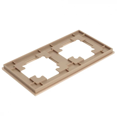 Рамка на 2 поста (шампань) Stekker Катрин 50014