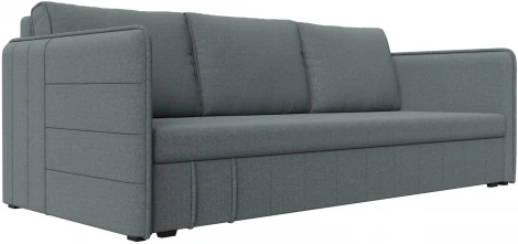 Диван прямой Слим (Серый/Рогожка) Лига Диванов арт.121144