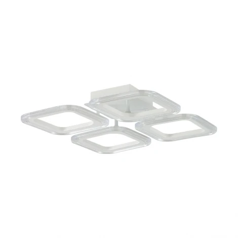 Потолочная люстра светодиодная с ПДУ Lumion Kvadro 8026/42CL белый/белый, металл/акрил LED 42W 3000-6000К 220V