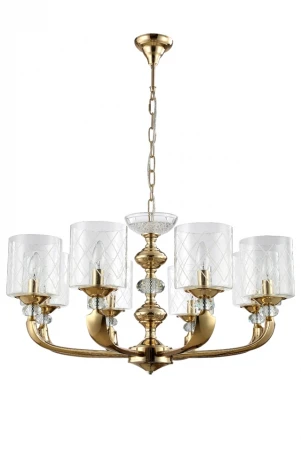 Подвесная люстра Crystal Lux Gracia SP8 GOLD