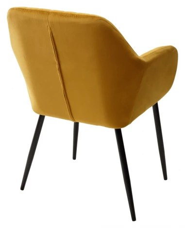 Стул ALABAMA BLUVEL-68 YELLOW, велюр