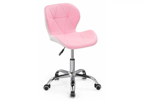 Компьютерное кресло Woodville Trizor whitе / pink 15337