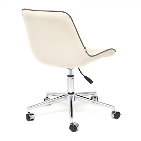 Кресло STYLE молочный (флок)