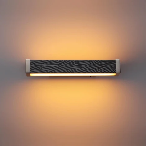 Настенный светильник светодиодный Odeon Light Riviera 5451/10WLB черный/никель/металл/керамика/акрил LED x 10W 2000К/3000K/4000K/переключ