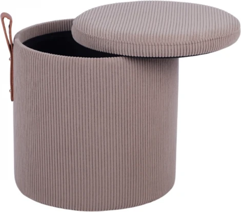 Пуф Stool Group Руни S с ящиком вельвет тёмно-серый арт.УТ000040201