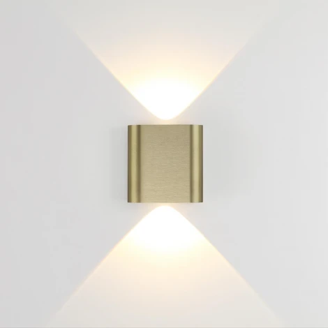 Настенный светильник светильник Odeon Light Magnum 7107/2WL бронза/металл IP20 LED 2W 3000K 220V