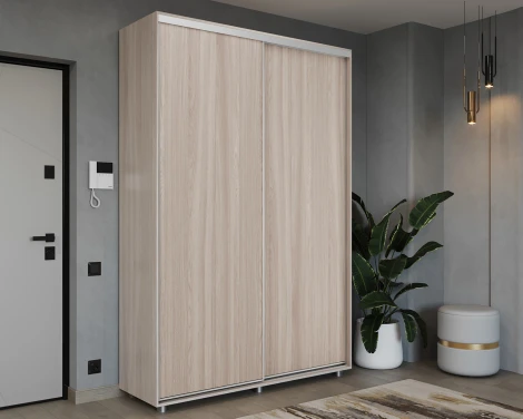 Шкаф-купе, 140х45х230 Шимо светлый МАМА Prime 102096