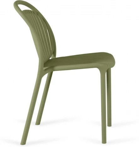 Стул уличный Scoop ОГОГО Обстановочка! (Пластик/Оливковый) арт.926842