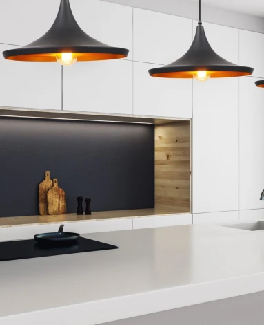 Подвесной светильник Lumina Deco Foggi LDP 7712-C BK (220V, на проводе, круглые)