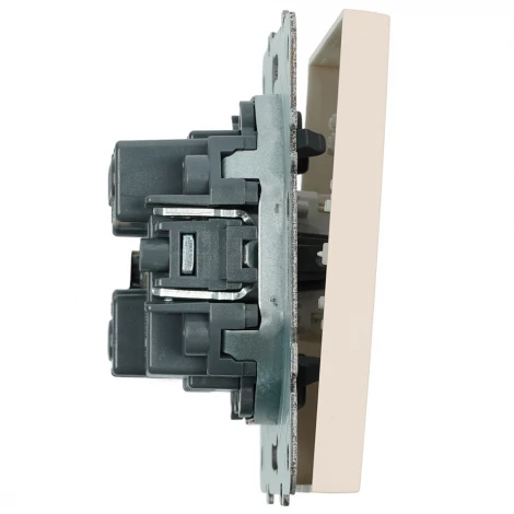 Переключатель одноклавишный (кашемир, soft touch) Stekker Эмили 49893