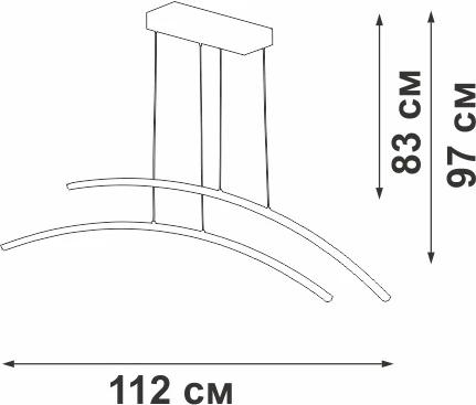 Подвесной светильник светодиодный LED 18Вт, 4000К Vitaluce V2709-8/2S (220V, на тросе)