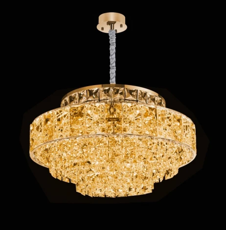 Подвесная люстра Fluorite Majeste FL1060-16P (220V, хрусталь, на цепи)