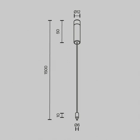 Основание и тросовый подвес Maytoni Accessories For System Axity CA009PM-BS (48V)