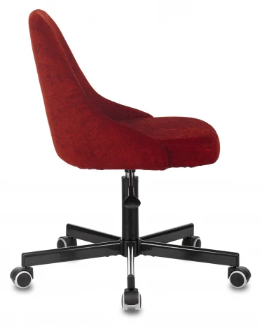 Кресло Бюрократ CH-340M бордовый Velvet 09 крестовина металл