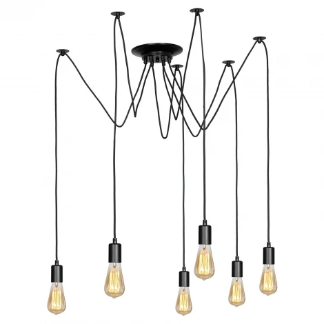 Подвесная люстра Lussole Lgo Shirley LSP-8172 (220V, на проводе, паук, IP21)