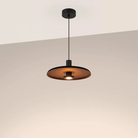 Подвесной светильник светодиодный SP-KOTARO-R350-12W Warm3000 (BK-CF, 36 deg, 230V, TRIAC) (Arlight, IP20) 057232